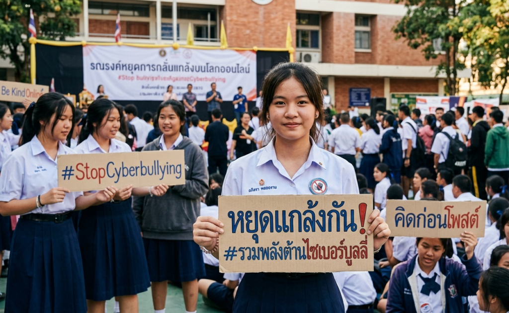 วันหยุดการกลั่นแกล้งบนโลกออนไลน์ 19 มิถุนายน รณรงค์หยุด Cyberbullying